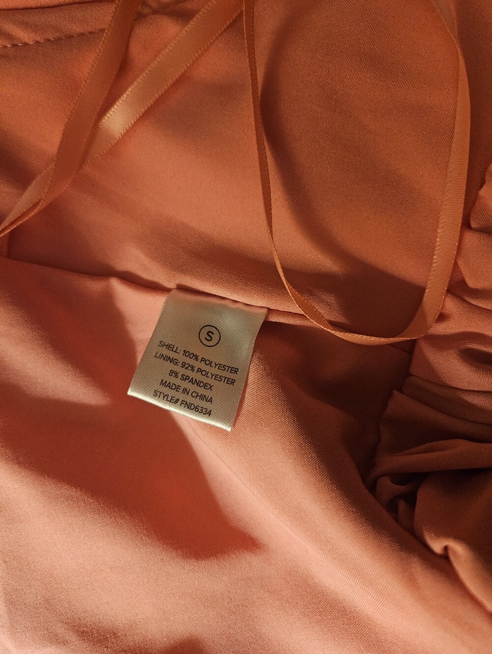 Fashion Nova Spaghetti Strap Pink Floral A-Line Dress with Orange Accents - Picture 9 of 16